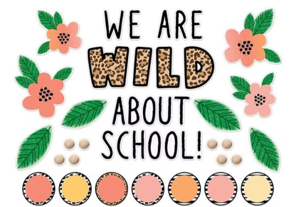 "We Are WIld About School" Poster